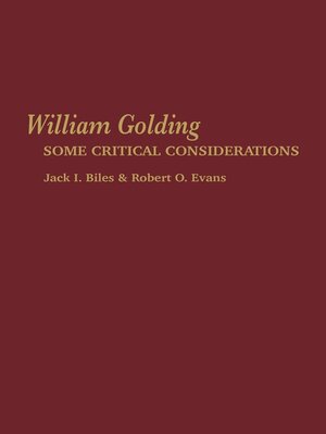 cover image of William Golding